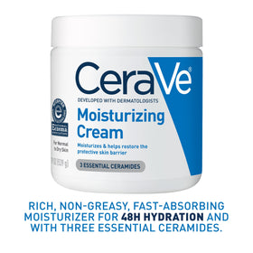 CeraVe Moisturizing Cream 19oz showing the back of the jar