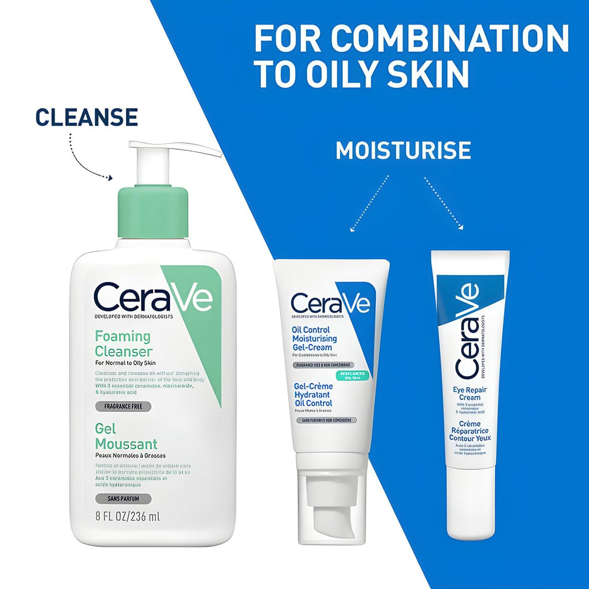 CeraVe Oil Control Gel-Cream packaging side view