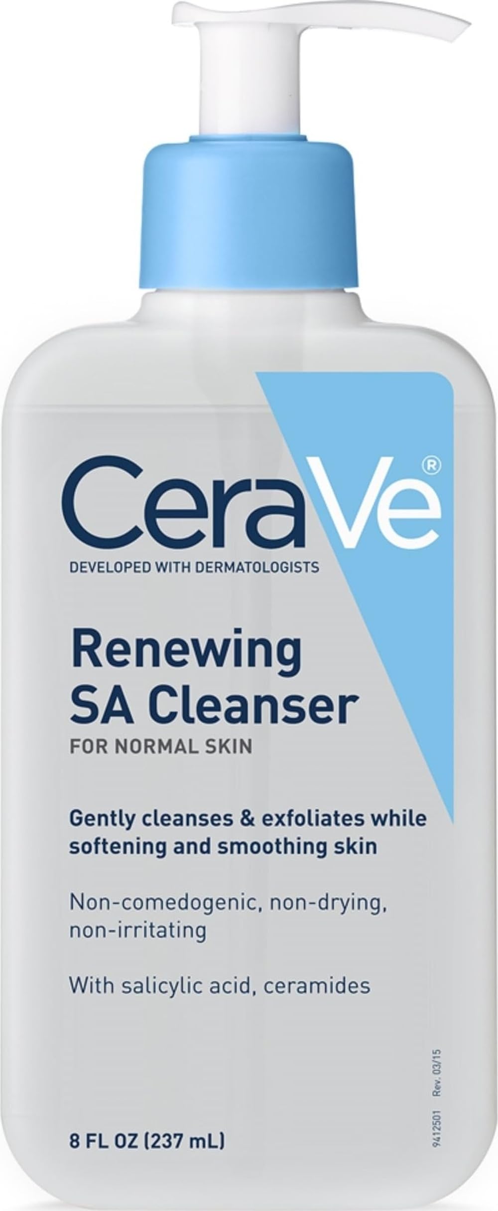 CeraVe Renewing Salicylic Acid Cleanser 8oz front view