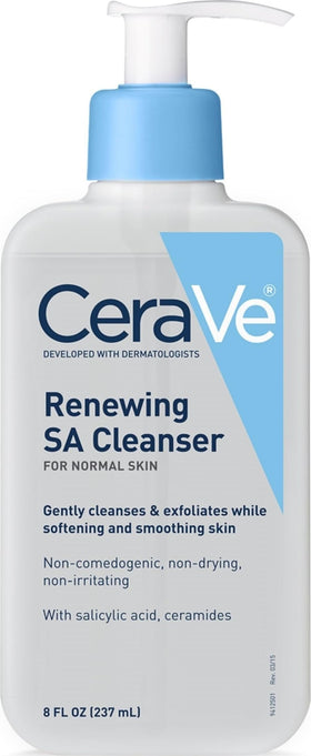 CeraVe Renewing Salicylic Acid Cleanser 8oz front view