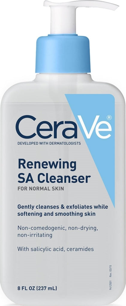 CeraVe Renewing Salicylic Acid Cleanser 8oz front view