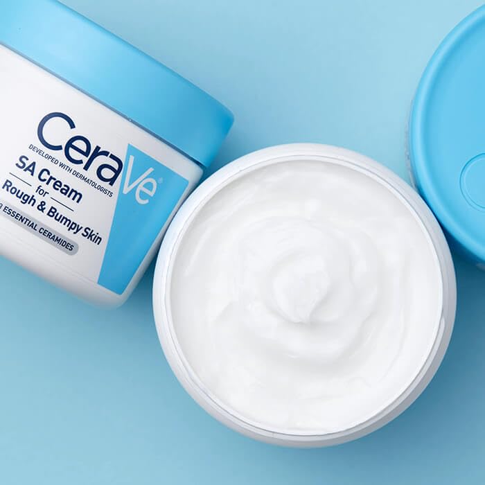 CeraVe SA Cream packaging with ingredients list
