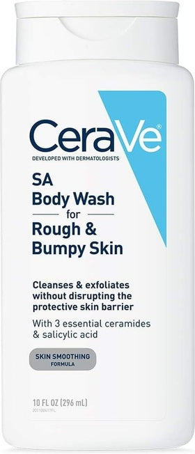 CeraVe Salicylic Acid Body Wash 10oz front view