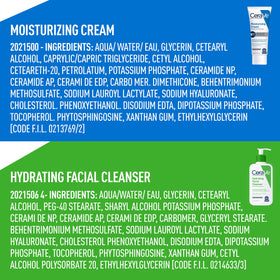 CeraVe Skin Care Set packaging with ingredients list visible