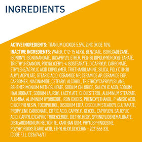CeraVe Tinted Sunscreen showing three available shades