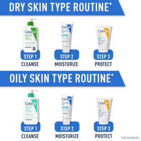 CeraVe Ultra-Light Moisturizing Gel on a bathroom counter