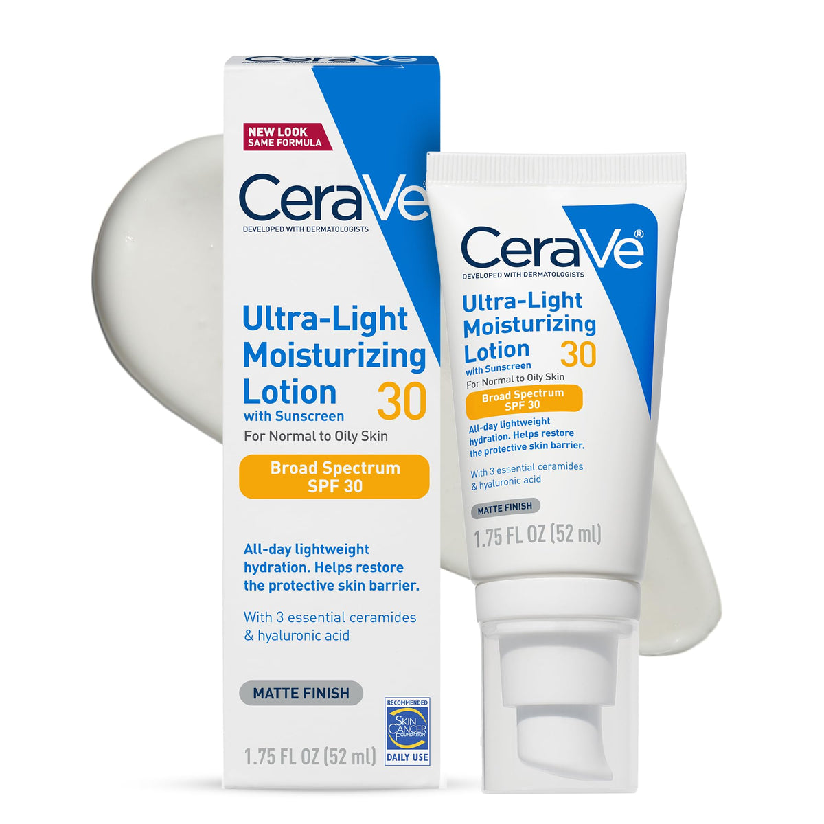 CeraVe Ultra-Light Moisturizing Lotion SPF 30 front view