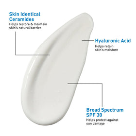 CeraVe Ultra-Light Moisturizing Lotion SPF 30 texture close-up