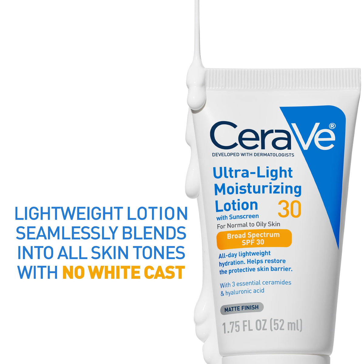 CeraVe Ultra-Light Moisturizing Lotion SPF 30 with packaging