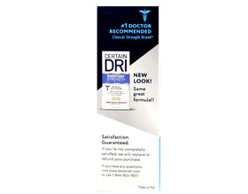 Certain Dri A.M. Underarm Refresher 2.6 oz in a gym bag