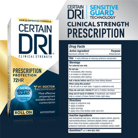 Certain Dri Clinical Antiperspirant Roll-On ingredients list
