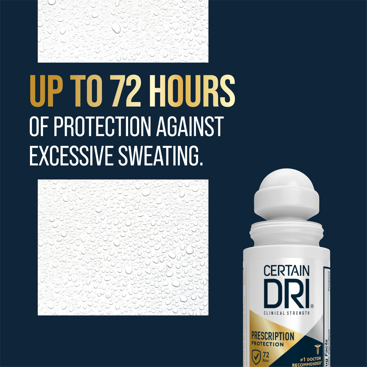 Certain Dri Clinical Antiperspirant Roll-On packaging details