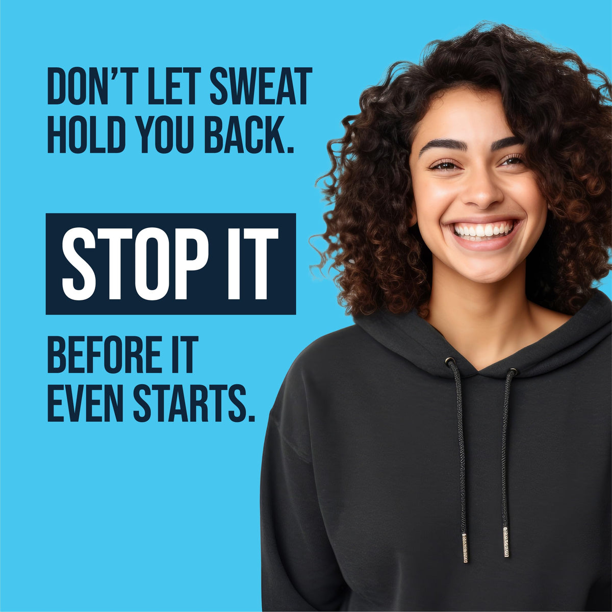 Certain Dri Everyday Strength Antiperspirant application on skin