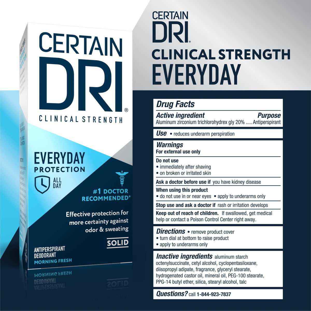 Certain Dri Everyday Strength Antiperspirant fresh scent description