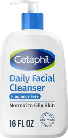 Cetaphil Daily Facial Cleanser 16oz front view