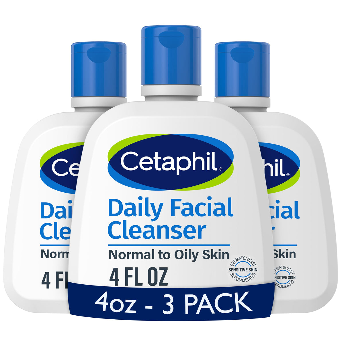 Cetaphil Daily Facial Cleanser 4oz front view