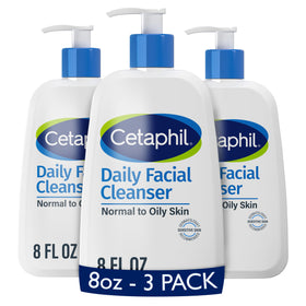Cetaphil Daily Facial Cleanser 8oz front view
