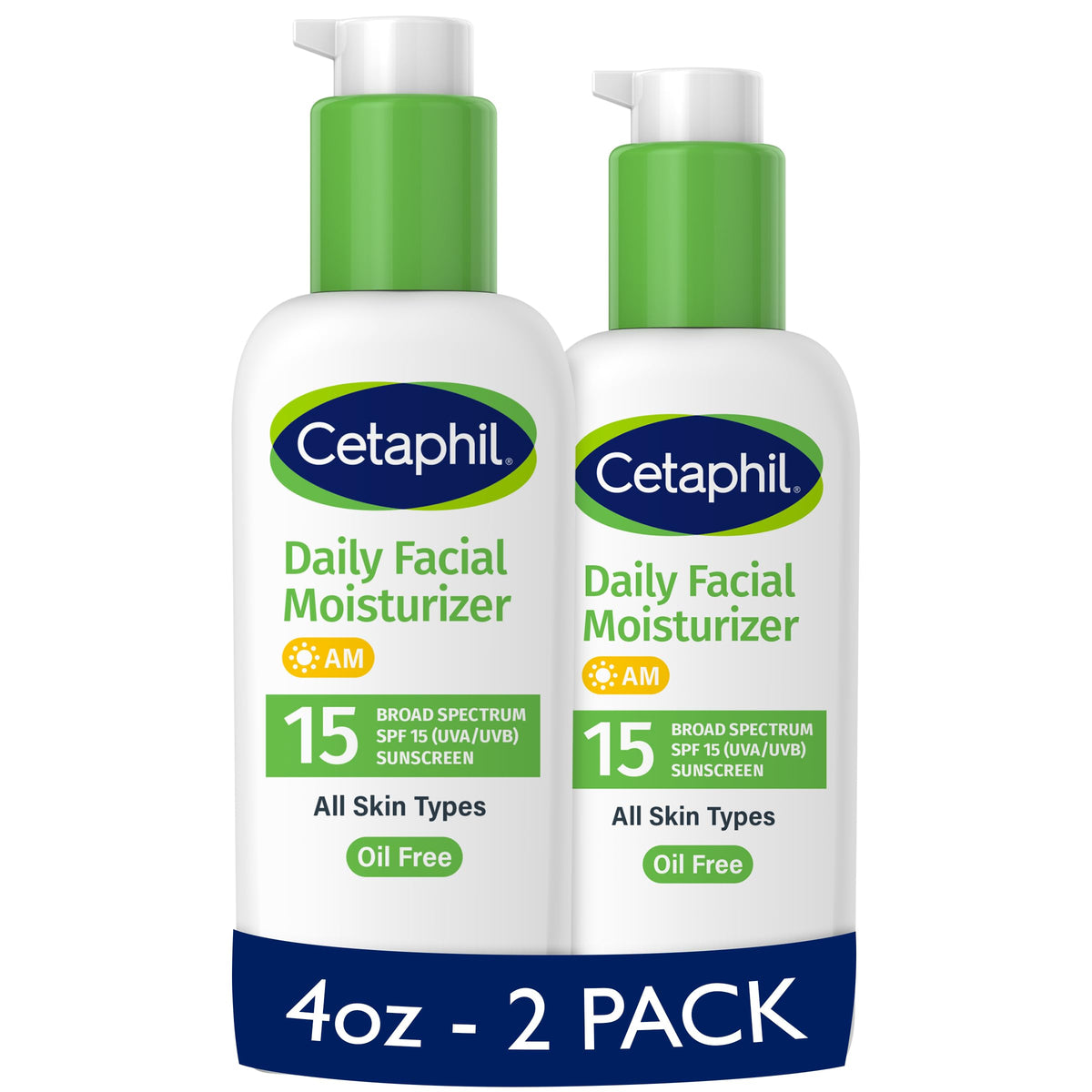 Cetaphil Daily Facial Moisturizer SPF 15 front view, 4 oz