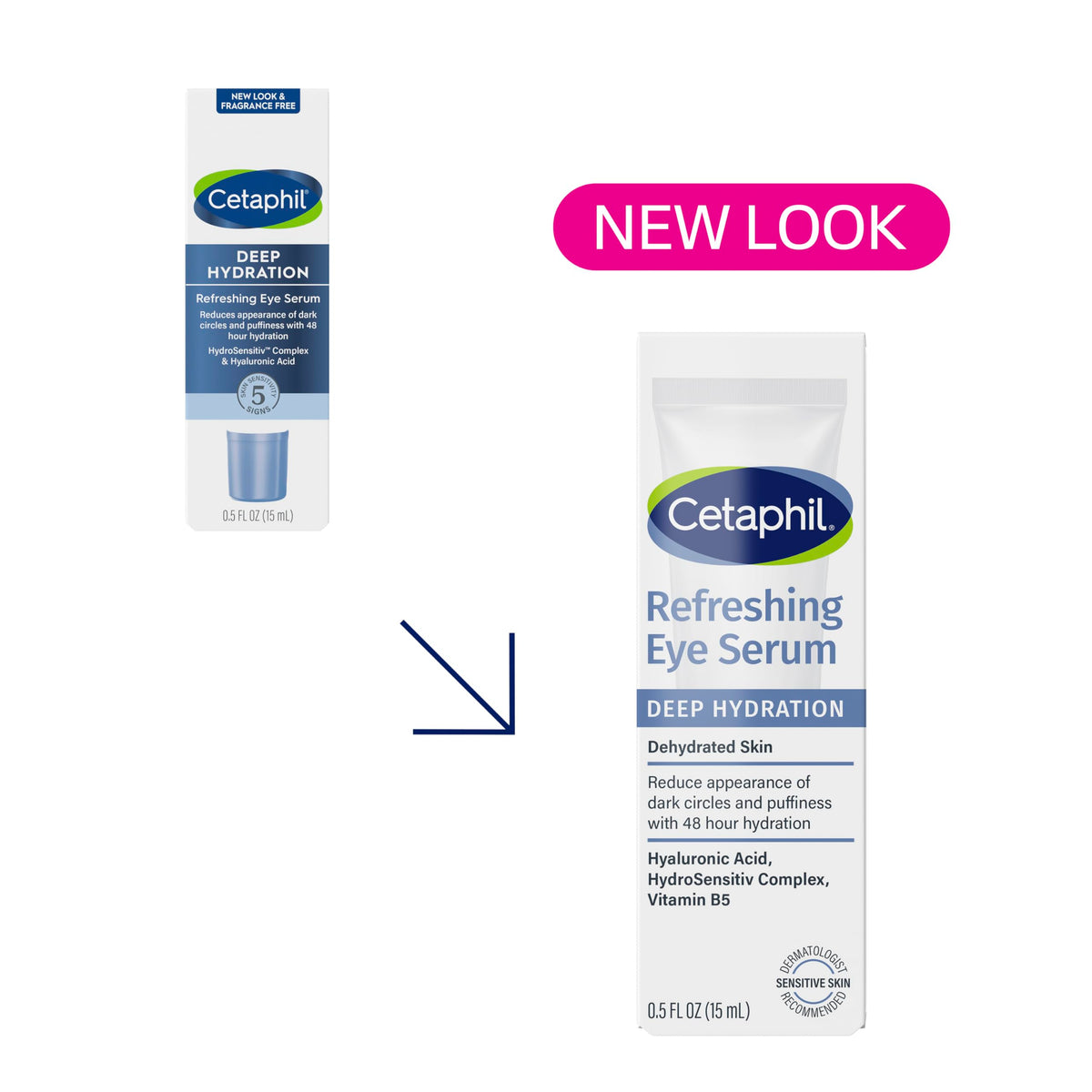 Cetaphil Deep Hydration Eye Serum with soft silicon applicator tip