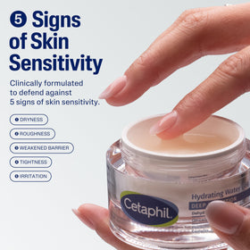Cetaphil Deep Hydration Water Gel Face Moisturizer texture close-up