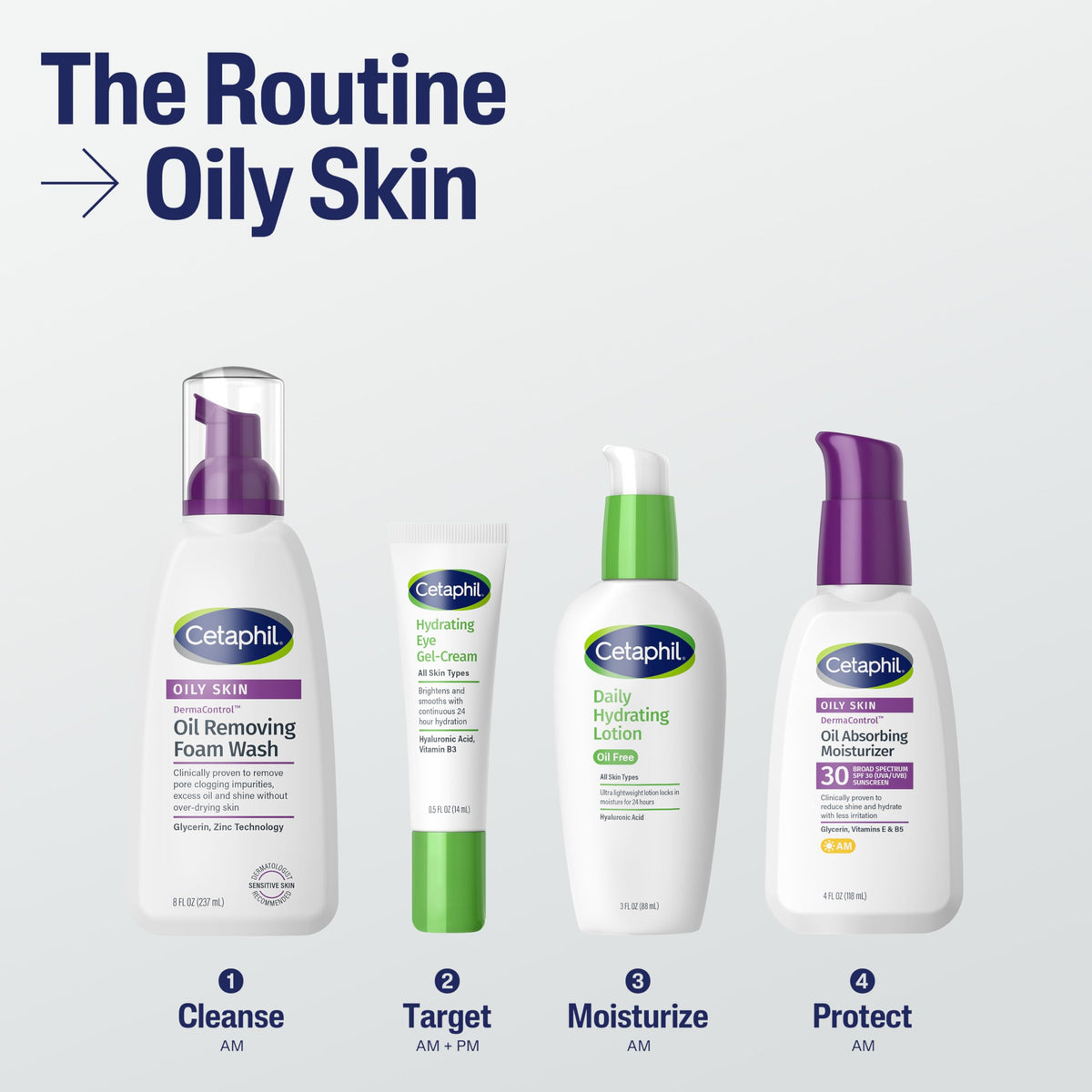 Cetaphil DermaControl Oil Absorbing Moisturizer in lifestyle setting