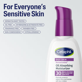 Cetaphil DermaControl Oil Absorbing Moisturizer packaging details