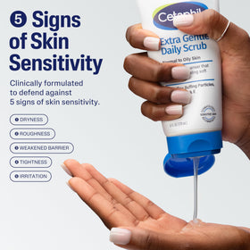 Cetaphil Exfoliating Face Wash texture close-up