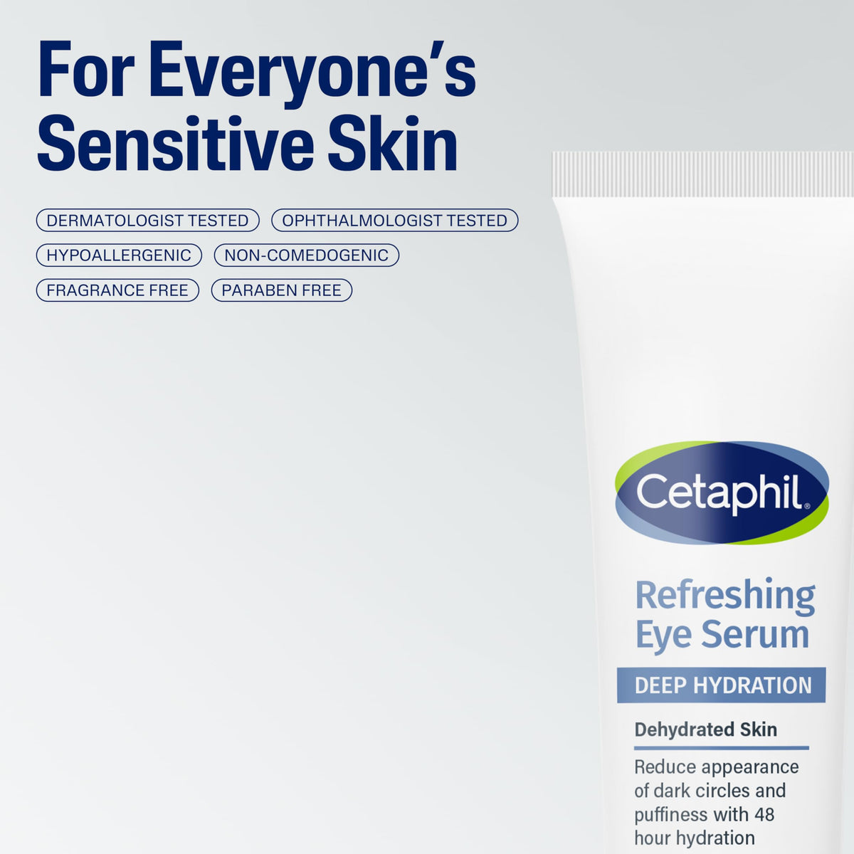 Cetaphil Eye Serum with a soothing application