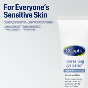 Cetaphil Eye Serum with a soothing application