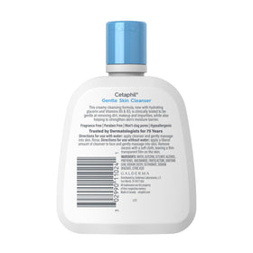 Cetaphil Gentle Cleanser 4oz showing texture on skin