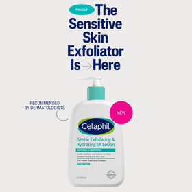 Cetaphil Gentle Exfoliating Body Lotion 16 oz back view
