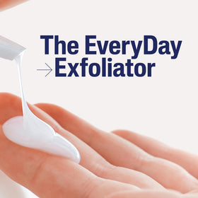 Cetaphil Gentle Exfoliating Body Lotion on a bathroom counter