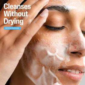 Cetaphil Gentle Foaming Cleanser pump action close-up