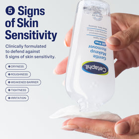 Cetaphil Gentle Waterproof Makeup Remover 6oz back view