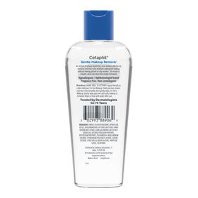 Cetaphil Gentle Waterproof Makeup Remover 6oz on a vanity