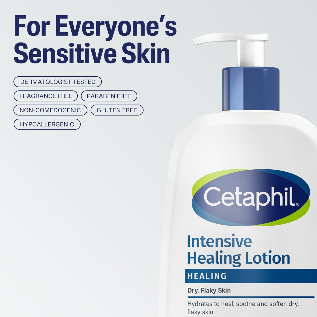 Cetaphil Intensive Healing Body Lotion 16oz packaging