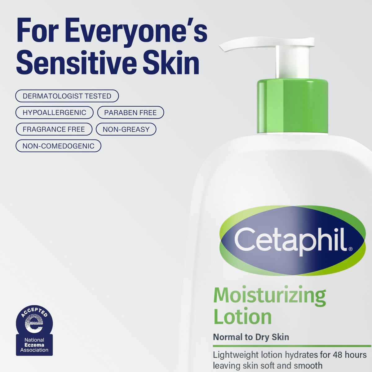 Cetaphil lotion on a bathroom counter