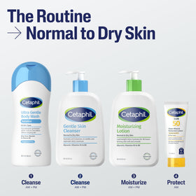 Cetaphil lotion packaging with product details