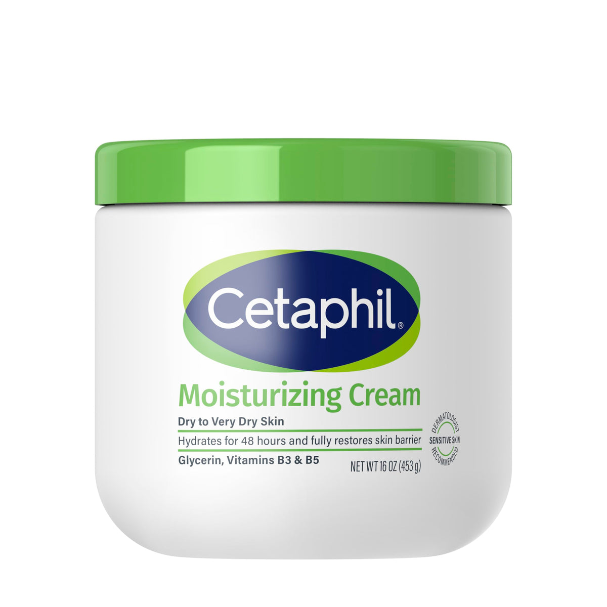 Cetaphil Moisturizing Cream 16oz front view