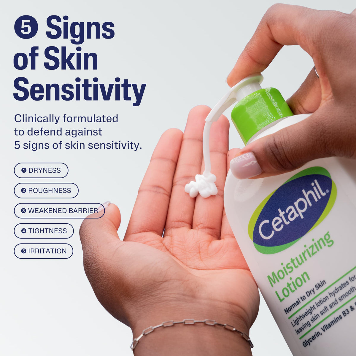Cetaphil Moisturizing Lotion bottle side view