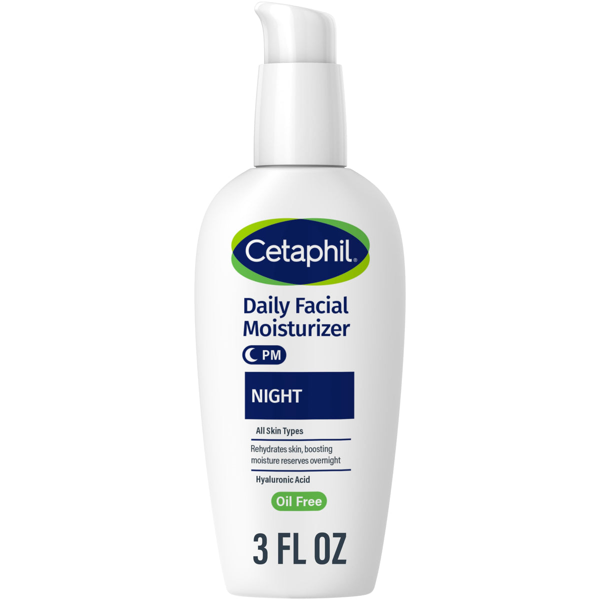 Cetaphil Night Cream Face Moisturizer 3oz front view