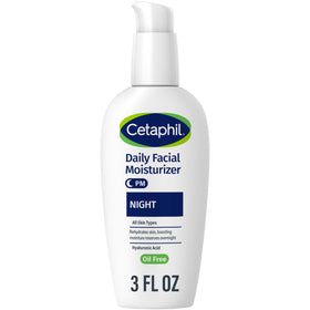 Cetaphil Night Cream Face Moisturizer 3oz front view