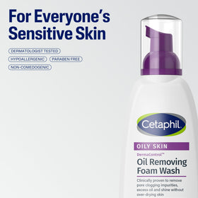 Cetaphil Pro Oil Removing Foaming Face Wash packaging details