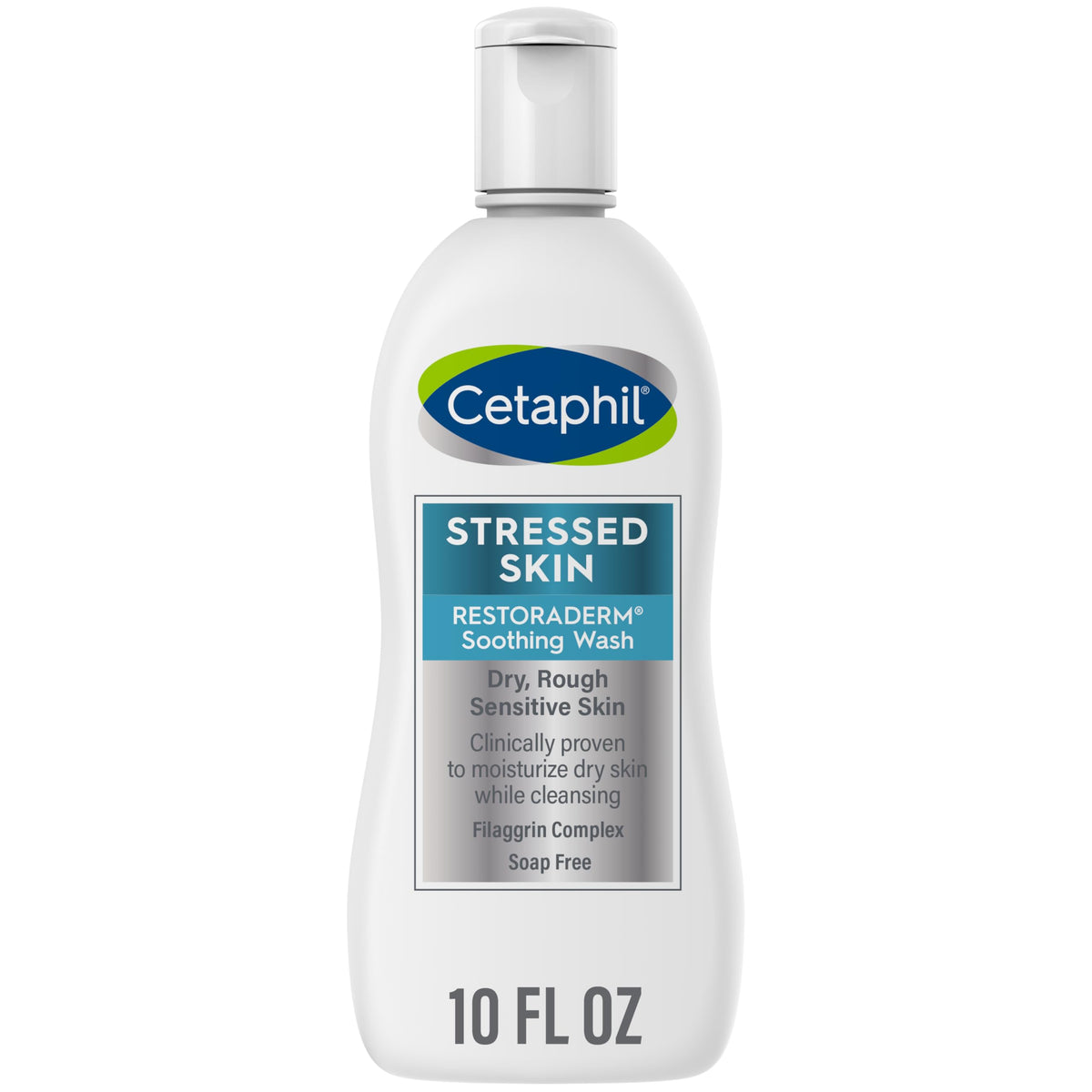 Cetaphil RESTORADERM Eczema Body Wash 10oz front view