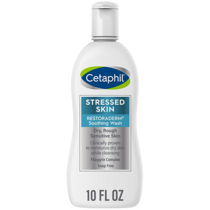Cetaphil RESTORADERM Eczema Body Wash 10oz front view