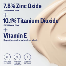 Cetaphil Tinted Mineral Face Sunscreen SPF 40 texture on skin