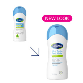 Cetaphil Ultra Gentle Body Wash 16.9oz back view