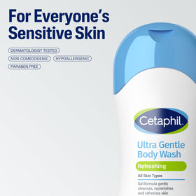 Cetaphil Ultra Gentle Body Wash 16.9oz close-up of bottle