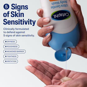 Cetaphil Ultra Gentle Body Wash with calming fragrance