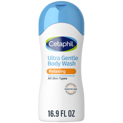 Cetaphil Ultra Gentle Refreshing Body Wash 16.9oz front view